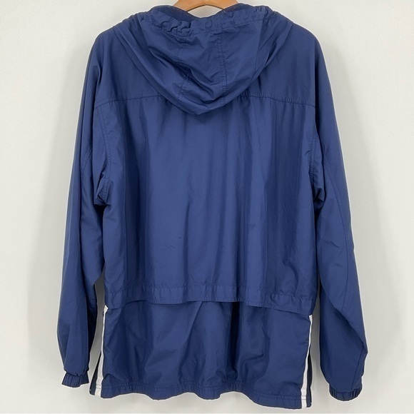 Adidas Navy Blue Pullover Wind & Rain Track & Field Jacket Size Medium J19‎ - Picture 6 of 7